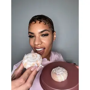 Viral Cinnamon Bun Soap 2-Pack Smells Fresh-Baked Lathers Like Warm Frosting Body Care Smooth with Shea Butter Mango Butter Oat & Kaolin Clay