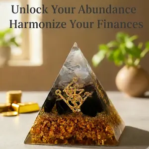 Cash Flow Vibe: Wealth Manifestation Orgone Pyramid for Abundance & Prosperity