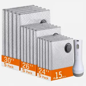 【Summervibes】 Cordless Travel Vacuum Storage Bags(30Pcs)-USB Electric Air Pump，Space Saver Vacuum Compression Bags，Airtight Reusable Vacuum Seal Bags Travel Essentials，for Clothes, Bedding, Blankets, Luggage & Moving Durable