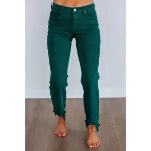 Neona Risen Jeans - Peacock Neona Risen Jeans - Peacock