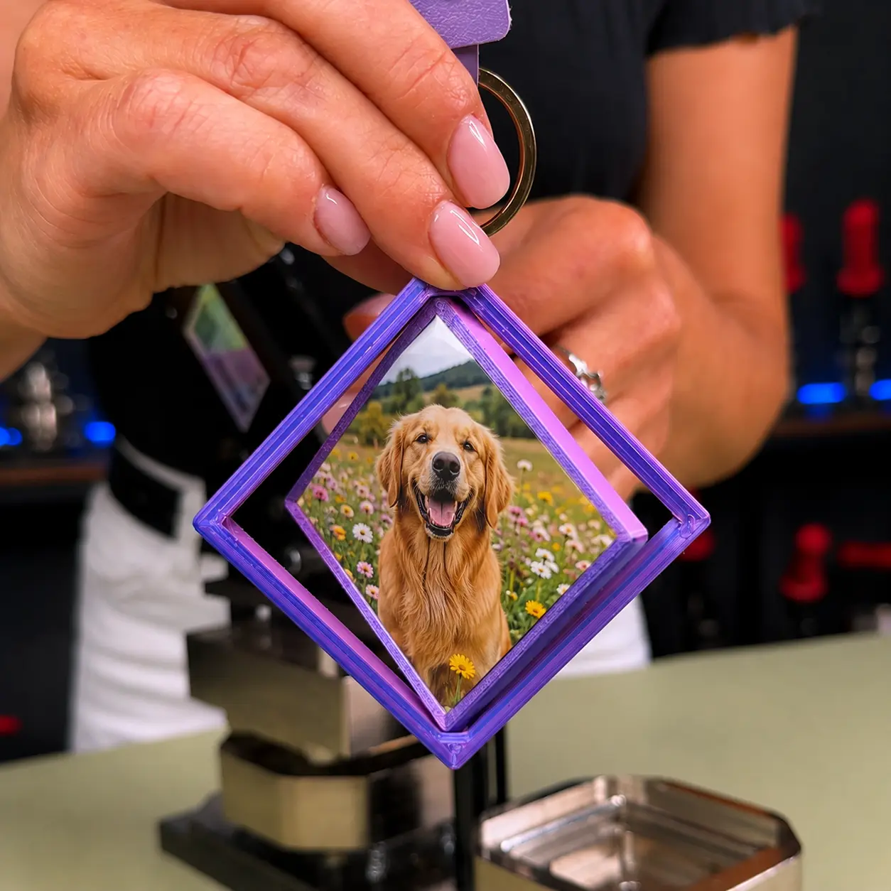 Color Changing Keychain for Magnets - Perfect for Personalized Gifts and Decorative Use