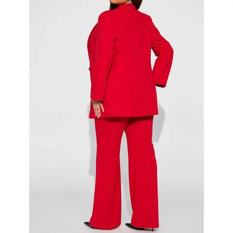 DreamyMomentsBlazerSet-Red DreamyMomentsBlazerSet-Red