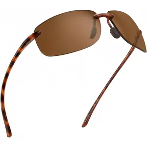 Sunglasses for Men Women TR90 Rimless Frame for Running Fishing Cycling Driving