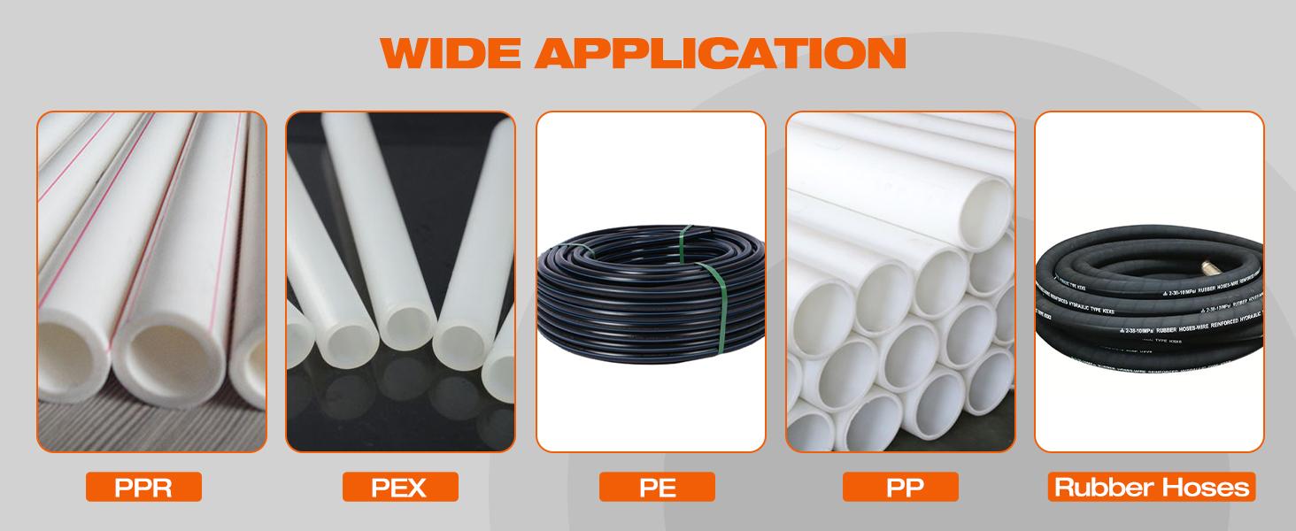 #backtoschool ValueMax PEX Cutter with Sharp Blade, Hose Cutter with 1/8"-1" Cutting Capacity, Tubing Cutter for PEX, PPR, PE, PP and Rubber Hoses, Suitable for Home and Plumbing Repairs #backtoschool ValueMax PEX Cutter with Sharp Blade, Hose Cutter with 1/8"-1" Cutting Capacity, Tubing Cutter for PEX, PPR, PE, PP and Rubber Hoses, Suitable for Home and Plumbing Repairs