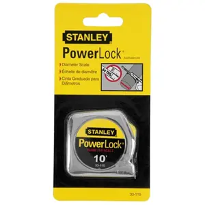 Stanley Hand Tools 10ft. x .25in. PowerLock Pocket Tape Rule