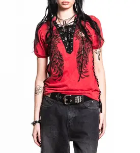 Affliction Women's T-shirt Medallion
