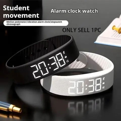 New Multifunctional Unisex Electronic Digital Sport Watch withClock, Pedometer, Timer and Night Light, WearableFitness Tracker, Holiday Gift, Smart Watch