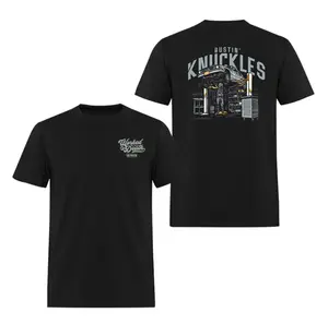 Bustin' Knuckles Unisex T-shirt, Vintage Racing Graphic Shirt for Gearheads, graphic tees, shirts men, Men's Graphic Round Neck T-shirt