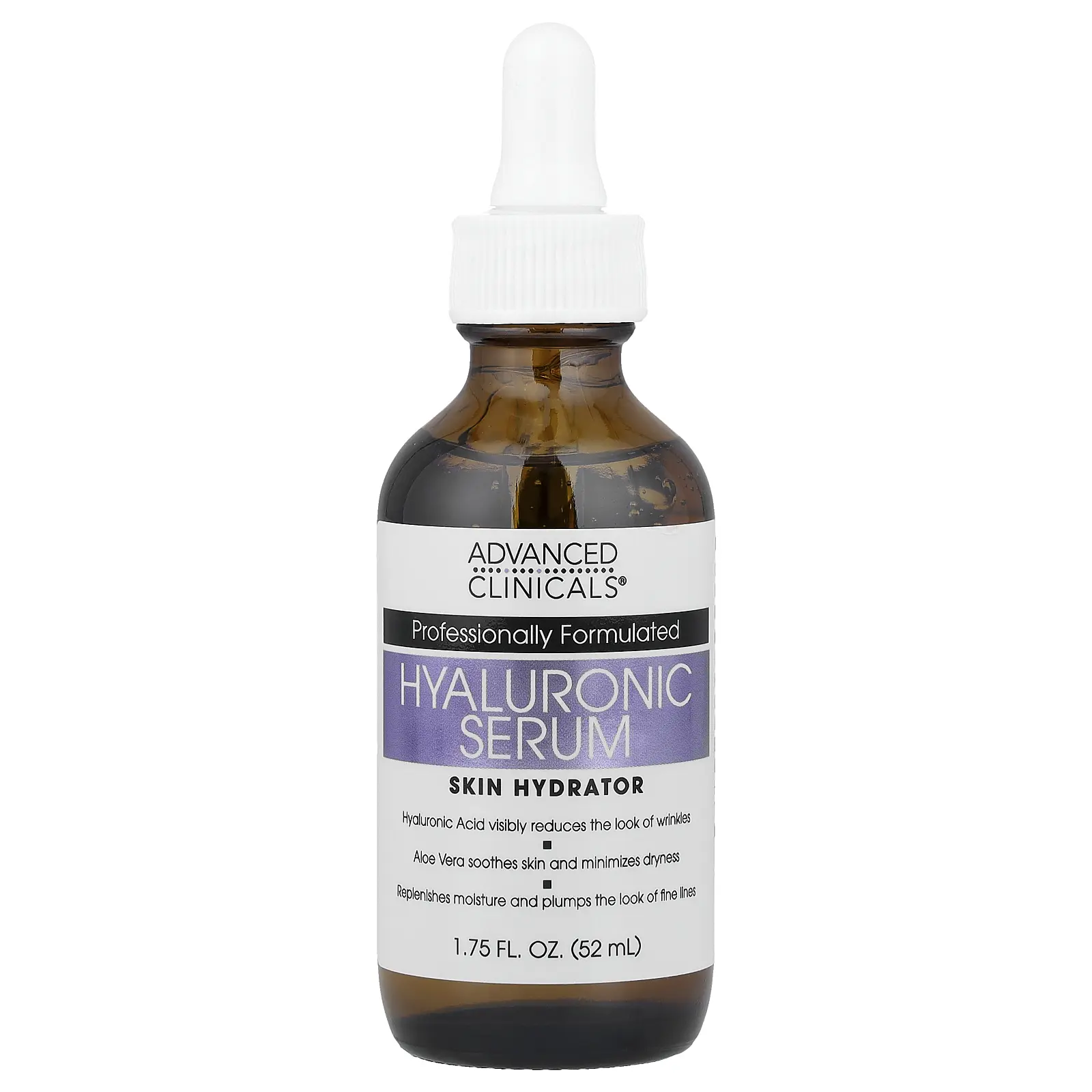Advanced Clinicals Hyaluronic Serum, 1.75 fl oz (52 ml)