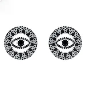 Celtic Evil Eye Earrings – Protection, Good Luck, and Spiritual Harmony