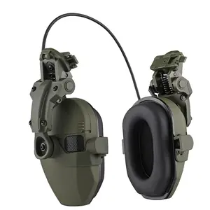Active Helmet Mounted Earmuffs For Shooting Electronic Hearing Protection Ear Protect Noise Reduction Active Hunting Headphone