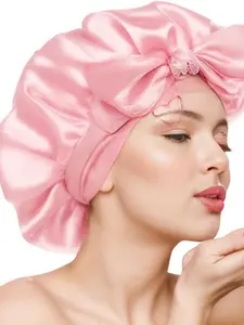 Women's Soft Fabric Comfortable Sleep Cap, Adjustable Design with Elastic Strap, Hair Protection, Non-Slip Sleeping Headband, Holiday Gift