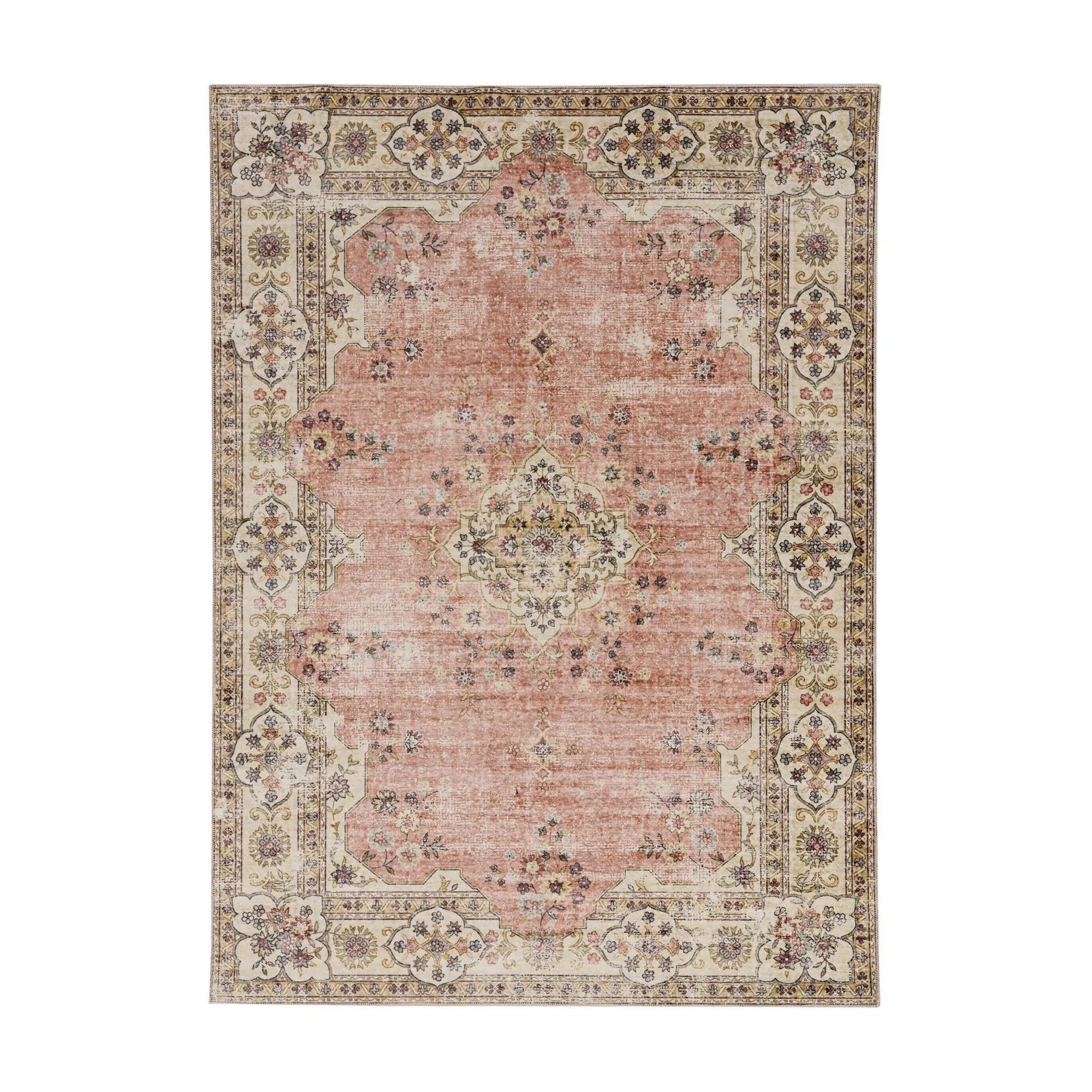 Linon Home Mac 5'x7' Washable Non-Slip Decorative Indoor Rug