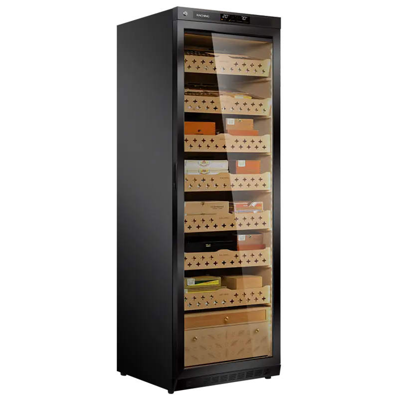 Climate Control Cabinet, Raching MON3800 Cabinet with Ammonia Removal, 380L Wood Frame Cabinet for Storing&Aging