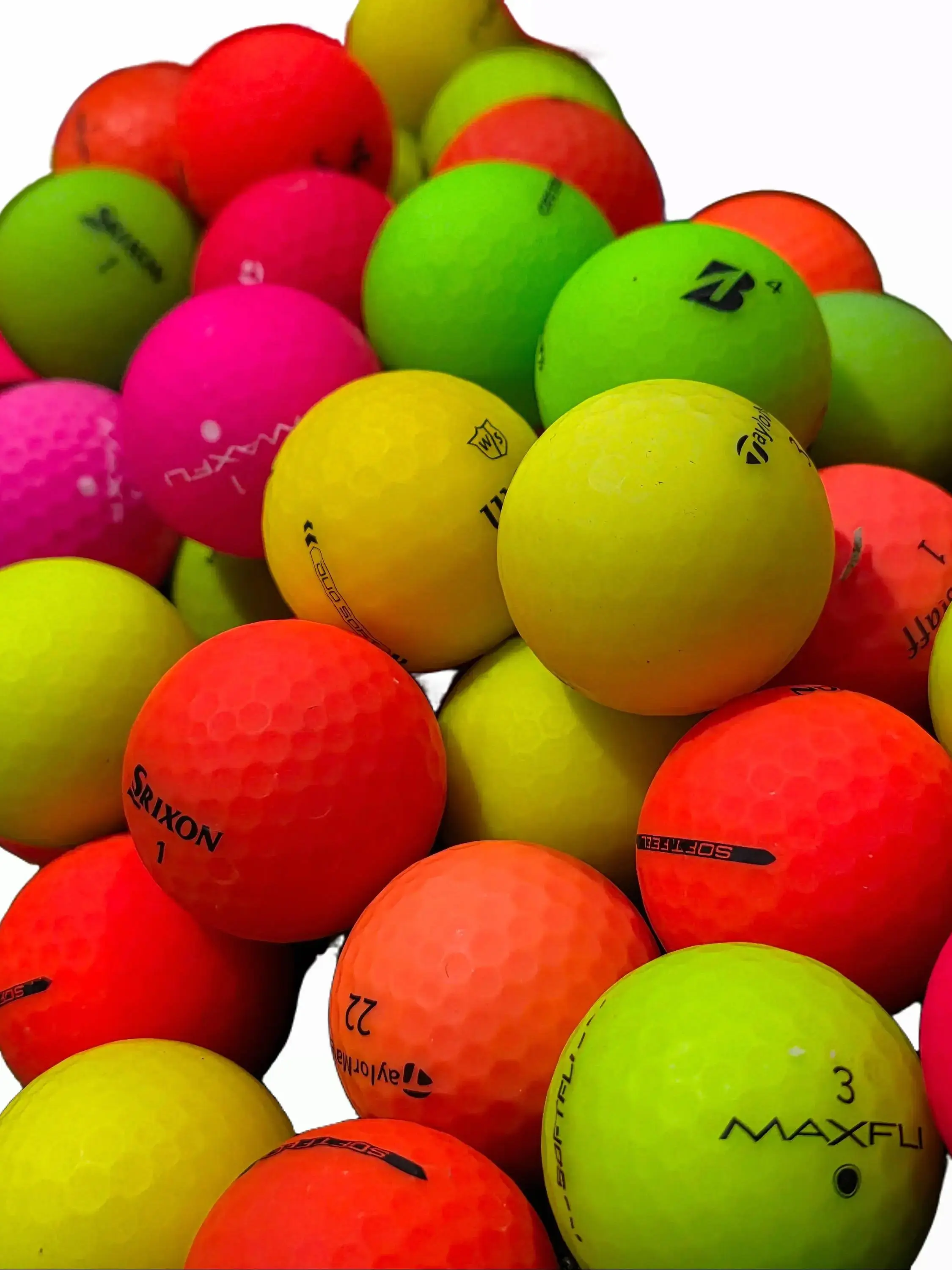 4A Recycled Golf Matte Balls colors 4A Recycled Golf Matte Balls colors