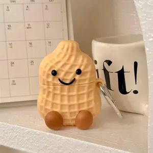 Cute Peanut Design Headphone Case, Headphone Protective Case, Audio & Video Accessories Compatible with AirPods 1 2 3 4 Pro Pro2