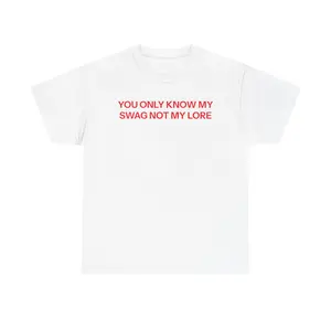 Swag not lore T-shirt graphic tee Streetwear