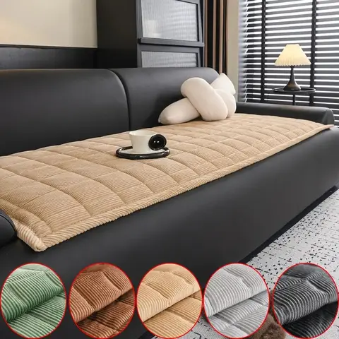 Modern Couch Cover, Sofa Couch Covers, Sofa Slipcovers, Soft Sofa Protector Slipcover, Pet-Friendly Non-Slip Protector, Machine Washable, Durable Polyester, Suitable for 2-Seater, Sectional Sofas, Ideal for Living Room Decor, Easy to Clean