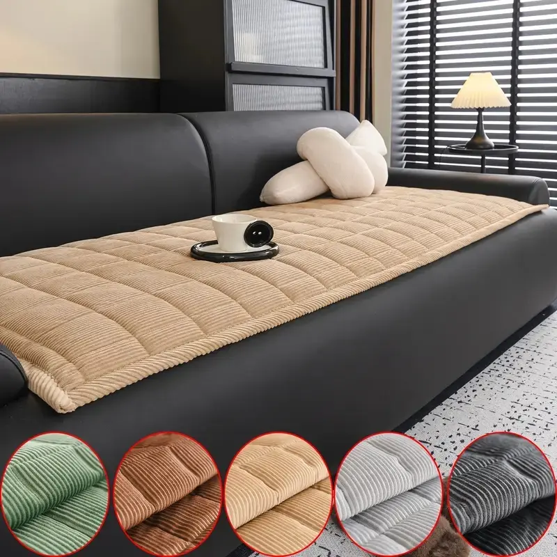 Modern Couch Cover, Sofa Couch Covers, Sofa Slipcovers, Soft Sofa Protector Slipcover, Pet-Friendly Non-Slip Protector, Machine Washable, Durable Polyester, Suitable for 2-Seater, Sectional Sofas, Ideal for Living Room Decor, Easy to Clean