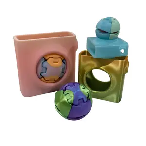 Zorbles Squishy Clicker Fidget for Stress Relief Squeeze