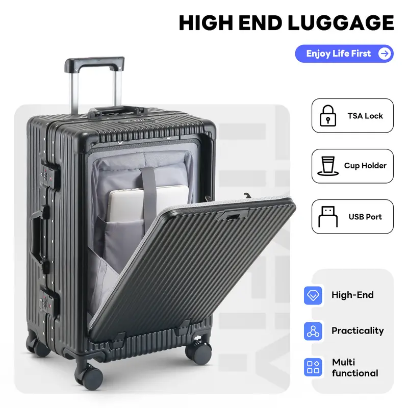 TIYFIY Luggage Set 1-Piece/2-Piece/3-Piece with TSA-Approved Locks
