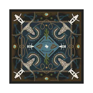 2026 Houston Rodeo Pocket Scarf - Christina Greene x Saturday Silks