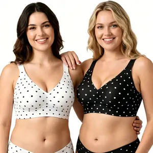 Women's Jelly Wireless Push-Up Seamless T-Shirt Bra Comfortable Wireless bra Full Coverage No Underwire Everyday Bras for large bust