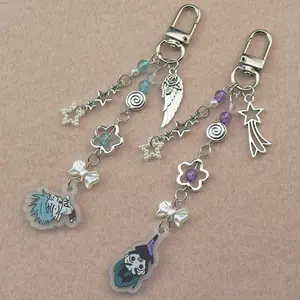 Anime Alien Stage Ivan Till Cosplay Key Chain Acrylic Kawaii Keychains Backpack Pendant Ornament Car Key Ring Accessories Gift