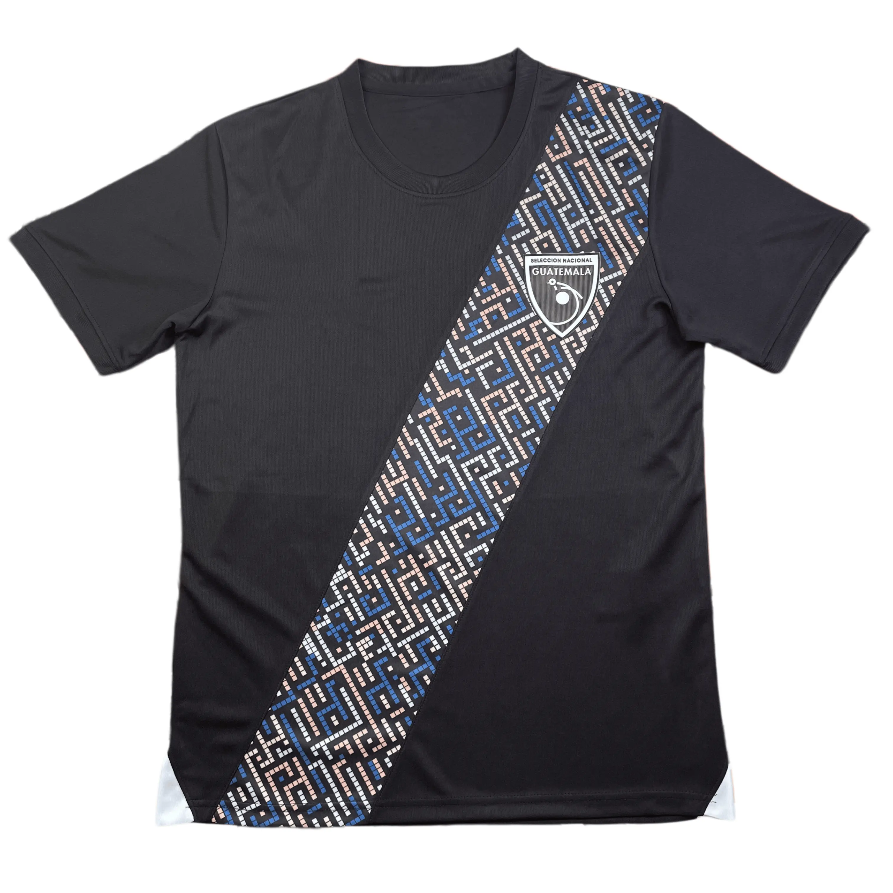 2024 2025 Away Retro Black Short Sleeved Guatemala Soccer Jersey