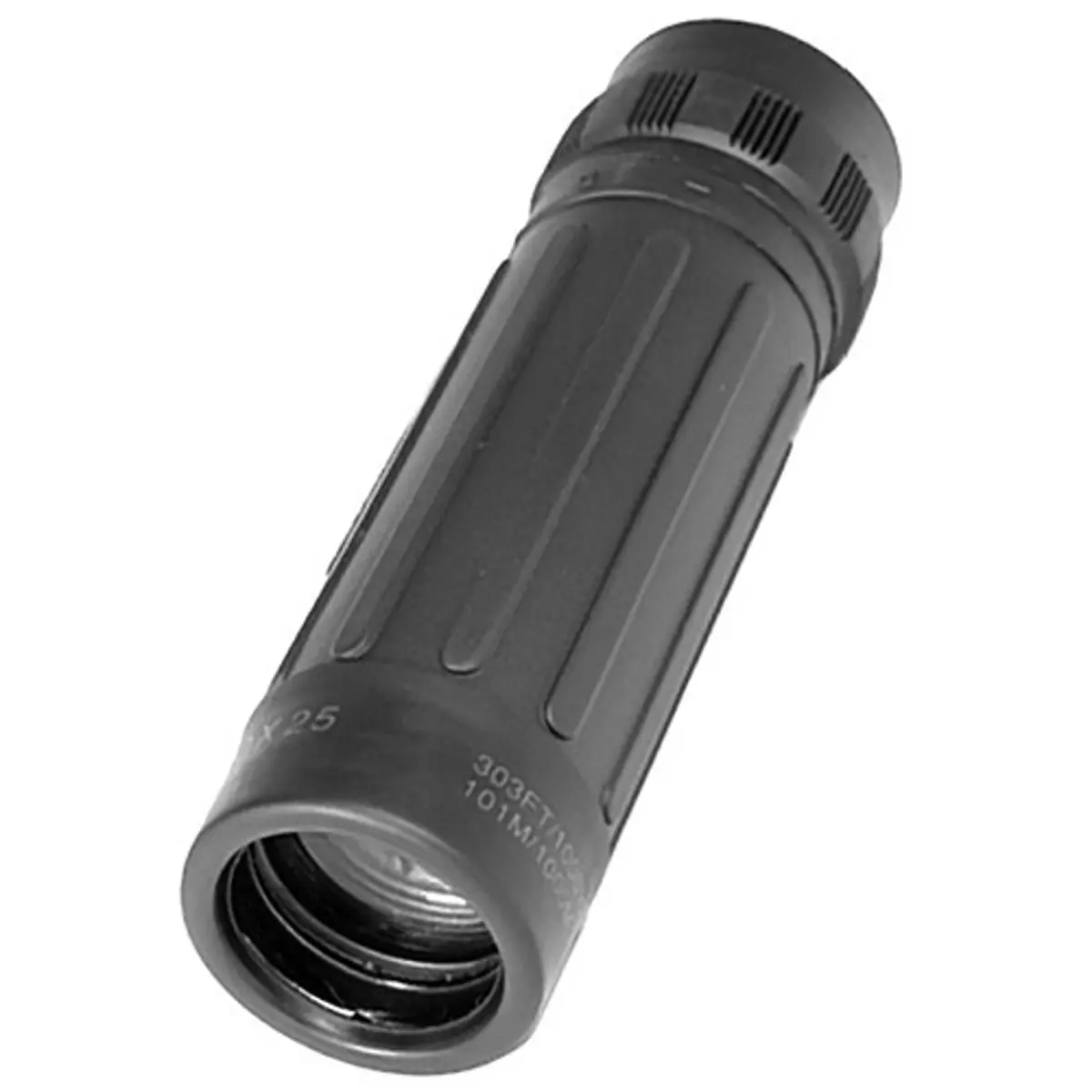 Barska 10x25 Lucid-View Pocket Weather Resistant Monocular, BK-7 Roof Prism, Fully Coated, Black
