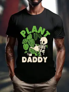 100% Cotton Plant Daddy Funny Gardening Houseplants Landscaping Gardener T-Shirt