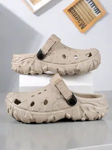 Unisex Outdoor Fashion Sandals, Eco-Friendly Eva Material, Casual Beach Slippers, Sizes 36-47, Comfortable and Durable