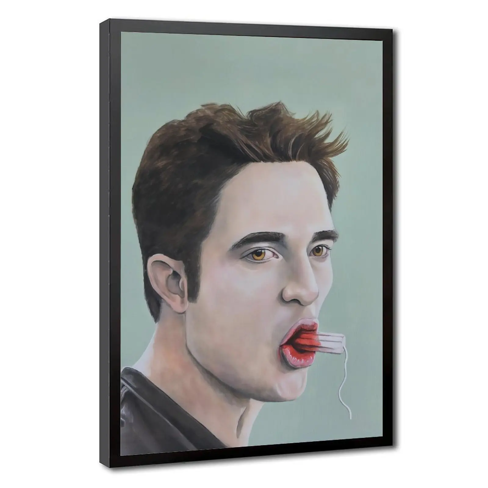 Pop Culture Meme Themed Framed Canvas Wall Art Funny Portrait Poster Aesthetic Room Home Decor