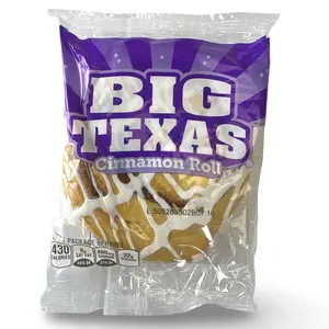 Cloverhill Big Texas Cinnamon Rolls, Individually Packaged, Pack of 6
