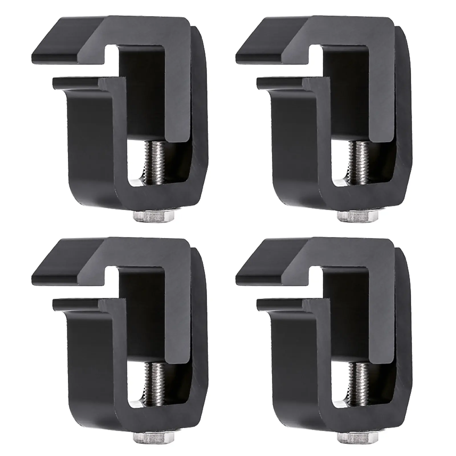 AA-Racks P-AC-08 Truck Cap/Camper Shell Mounting Clamp fit Chevrolet Silverado S-10 Colorado/GMC Sierra Sonoma Canyon, Dodge Ram, Ford, Set of 4