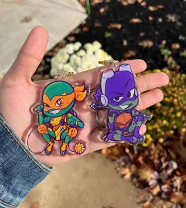 Turtle Charms, TMNT Keychain