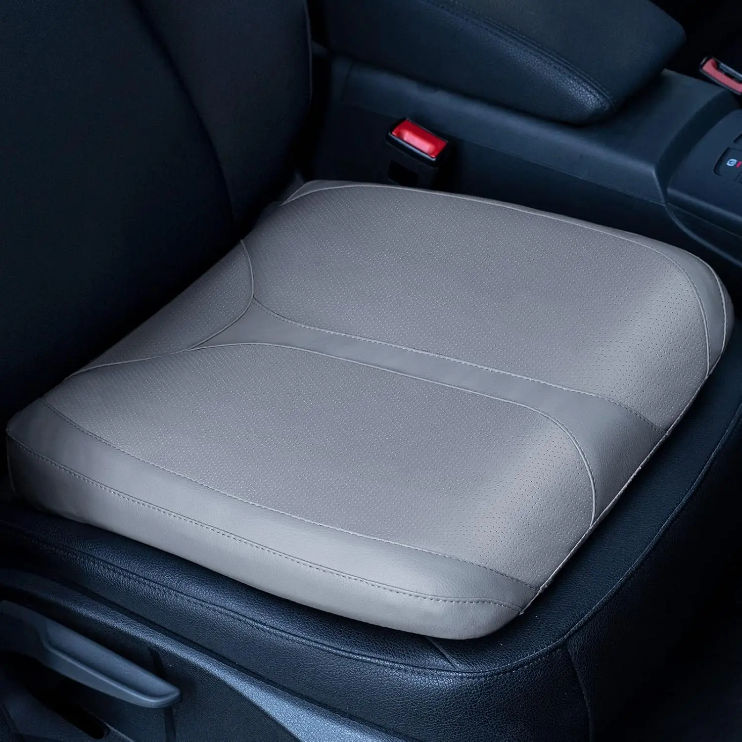 Leather  Memory  Heightening Seat Cushion for Short People Driving, (/) and Lower  , Adult Booster Seat for , ,SUV,Office Chair,.