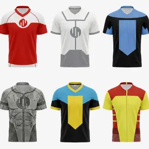 Invincible Cosplay Rash Guard Diving V-Neck Jersey, BJJ RashGuard Short Sleeve Clothing Men Women, Jersey Shirt Costume, Gift for Fan