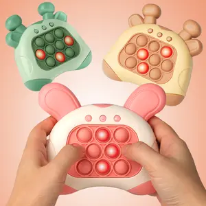 Fast Push Quick Press Game Toy for Kids 3rd 2024 Version Generation Cute Animals Pop Its Pop Tube Interactive Fidget Sensory Toys Hand Eye Coordination Enhance Memory Perfect Christmas Gifts for Kids 8-12 Multiplayer Showdowns