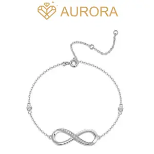 【#155 lnfinity Twist】moissanite bangle high quality  for women birthday anniversary gift Bangle Synthetic Moissanite