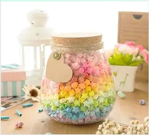 Phinus 2060 Sheets Origami Paper - 27 Color Assortment, Double Sided Star Paper Strips for DIY Hand Art Crafts