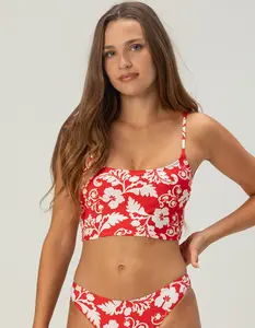 ROXY  Womens Days Of Summer Long Bralette Bikini Top