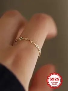 Charming S925 Silver Wedding Rings for Women, Wedding Engagement Anniversary Party Jewelry Gift, Casual Style, All Seasons, 925 Purity, 0.7g Weight, Bridal Engagement Ring