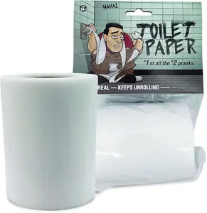 No Tear Prank Toilet Paper - Impossible to Rip Gag for Adults and Kids