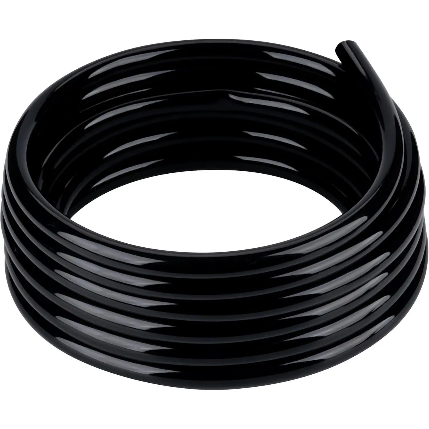 Black Vinyl Tubing 1/4" ID x 3/8" OD - 100  PVC Flexible Plastic Tube Hybrid Hose, Transfer Water Air Oil for Pond Fountain Garden,  and