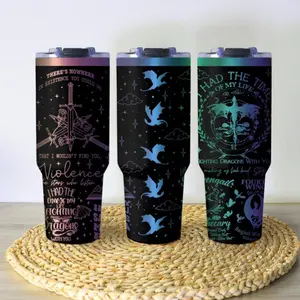 Fourth WingTumbler, Iron Flame Mug, Basgiath War College Cup, Stainless Coffee Tumbler, Fantasy Bookish Gift