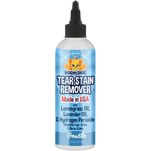 Bodhi Dog Tear Stain Remover | Removes Dog & Cats Tears, Saliva & Mucus Stains | Safe Gentle Solution for Fur and Delicate Coats | Made in USA Removal