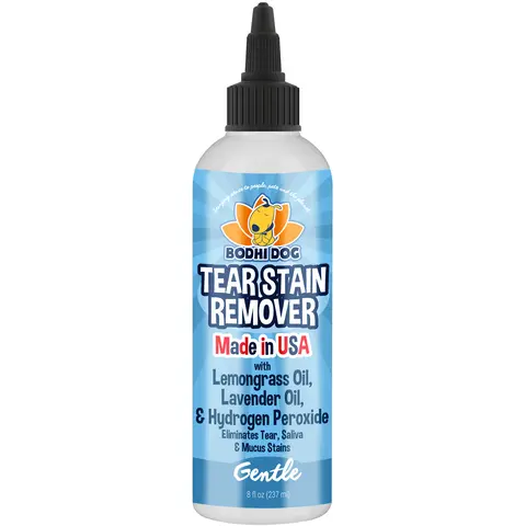 Bodhi Dog Tear Stain Remover | Removes Dog & Cats Tears, Saliva & Mucus Stains | Safe Gentle Solution for Fur and Delicate Coats | Made in USA Removal