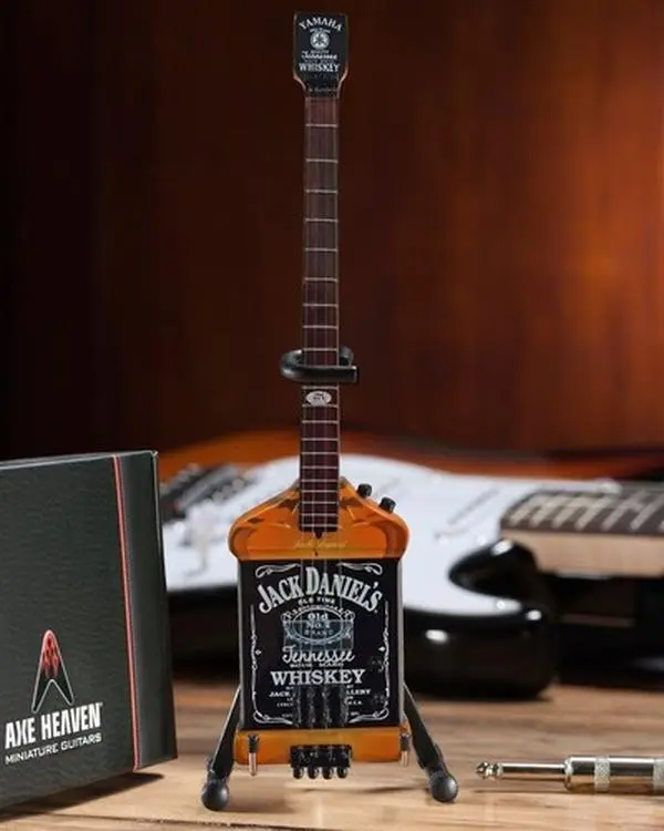 Michael Anthony - Michael Anthony Jack Daniels 10 Inch Miniature Bass Guitar Replica  [COLLECTIBLES] figurine/statue, Collectible