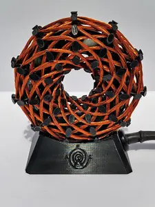 Astra Frequency Coils LLC The Shadowfire V1 Astra Coil Etherlite Edition Precision-Wound Copper Coils & Crystal Blend for Emotional Balance & Stress Relief with Purple Amethyst and Crystal Quartz